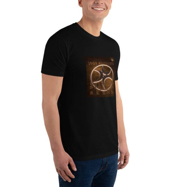 Delicate Stretch of the Seems Cover Art T-Shirt – Official Jody Whitesides Merch - Image 2